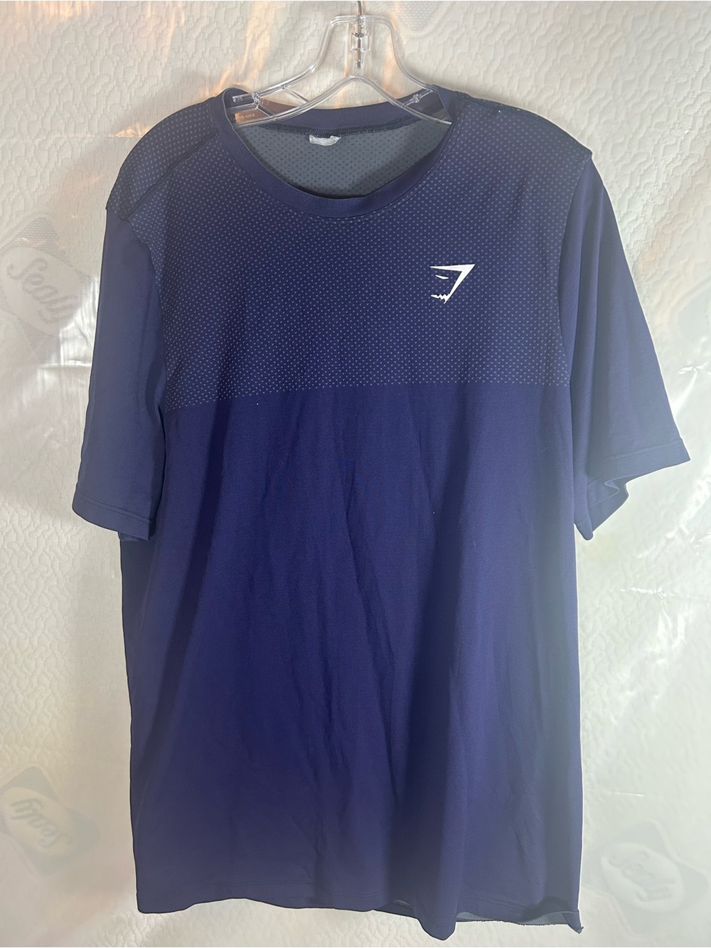 Gymshark Navy Short Sleeve Performance Tee